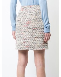 Adam Lippes Tweed Mini Wrap Skirt