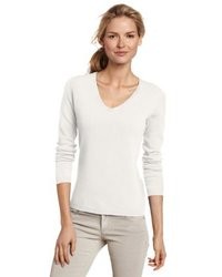Sofie 100% Cashmere Long Sleeve V Neck Pullover Sweater