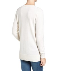 AG Jeans Ag Luna V Neck Merino Cashmere Tunic Sweater