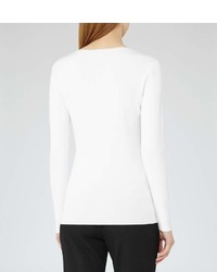 Reiss Alessa Knitted V Neck Top