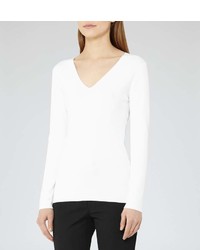 Reiss Alessa Knitted V Neck Top