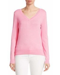 Saks Fifth Avenue Collection Classic V Neck Pullover