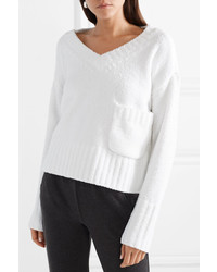 ATM Anthony Thomas Melillo Cropped Chenille Sweater