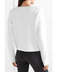 ATM Anthony Thomas Melillo Cropped Chenille Sweater