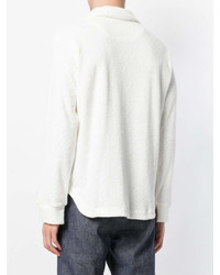Doppiaa V Neck Textured Sweater