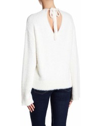 Free Press V Neck Front Tie Sweater