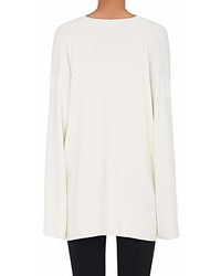 The Row Lesli Silk Cotton Oversized Sweater
