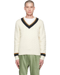 Polo Ralph Lauren Off White Graphic Sweater