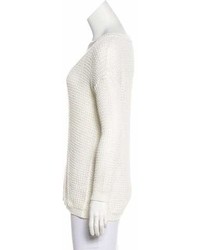 Anine Bing Open Knit V Neck Sweater