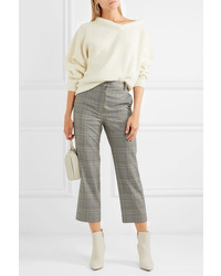 Lemaire Ribbed Wool Sweater White