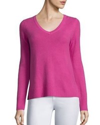 Saks Fifth Avenue Collection Cashmere V Neck Sweater