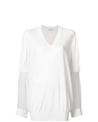 Givenchy Sheer Sleeve Sweater
