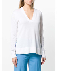 Theory V Neck Loose Sweater