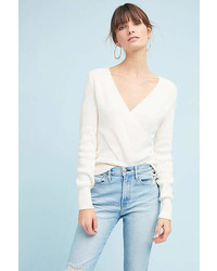 Moth Wrapped V Neck Sweater