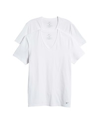 Nike 2 Pack Dri Fit V Neck T Shirts