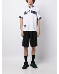 AAPE BY A BATHING APE Aape By A Bathing Ape Logo Patch V Neck T Shirt