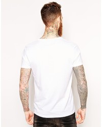 Asos Brand T Shirt With Deep V Neck