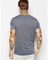 Asos Brand T Shirt With V Neck 2 Pack Whitenavy Save 17%
