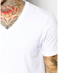 Asos Brand T Shirt With V Neck