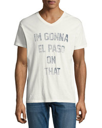 Sol Angeles El Paso V Neck T Shirt White