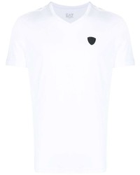 Ea7 Emporio Armani Logo Patch T Shirt