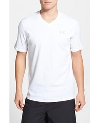 Under Armour Moisture Wicking Charged Cotton Loose Fit V Neck T Shirt
