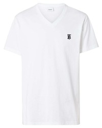 Burberry Monogram Motif V Neck T Shirt