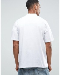 Asos Oversized T Shirt With V Neck In White