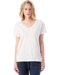 Alternative Perfect Organic Pima Cotton V Neck T Shirt