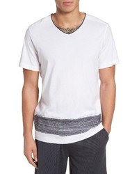Daniel Buchler Peruvian Pima Cotton V Neck T Shirt