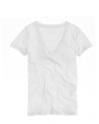 J.Crew Petite Vintage Cotton V Neck T Shirt
