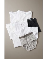 Nordstrom Shop 4 Pack Regular Fit Supima Cotton V Neck T Shirts