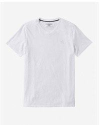 Express Small Lion Jersey V Neck Tee
