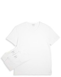 Emporio Armani Solid V Neck Tee 3 Pack