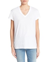 Alexander Wang T By V Neck Superfine Jersey Tee