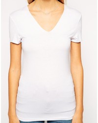 Asos T Shirt With Short Sleeve V Neck With Clean Finish