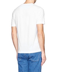 Canali V Neck Cotton T Shirt