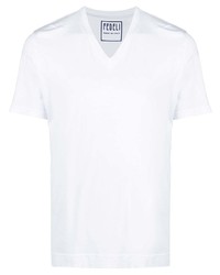 Fedeli V Neck Cotton T Shirt