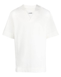 Jil Sander V Neck Short Sleeved T Shirt
