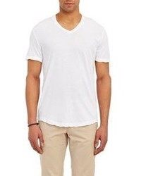 James Perse V Neck T Shirt White
