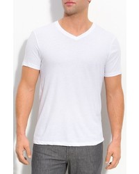 Vince V Neck T Shirt White 10 Xx Large