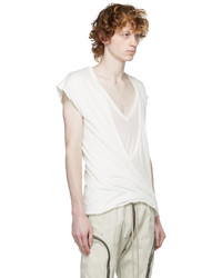 Rick Owens White Double Dylan T Shirt