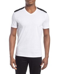 Antony Morato Zipper Shoulder V Neck T Shirt