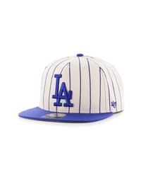 '47 La Dodgers Pinstripe Baseball Cap