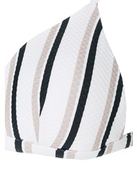 Asceno Striped Bikini Top