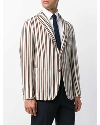 Tagliatore Unstructured Striped Jacket