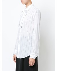Y's Striped Tie Front Shirt