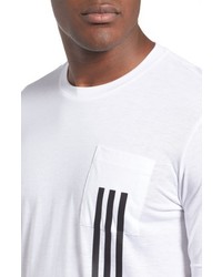 adidas 3 Stripes Pocket T Shirt