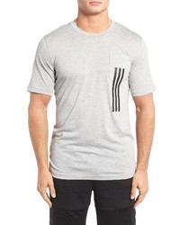 adidas 3 Stripes Pocket T Shirt