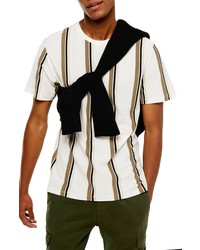 Topman Luke Classic Fit Stripe Pique T Shirt